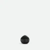 Trousse cylindrique en cuir Intrecciato