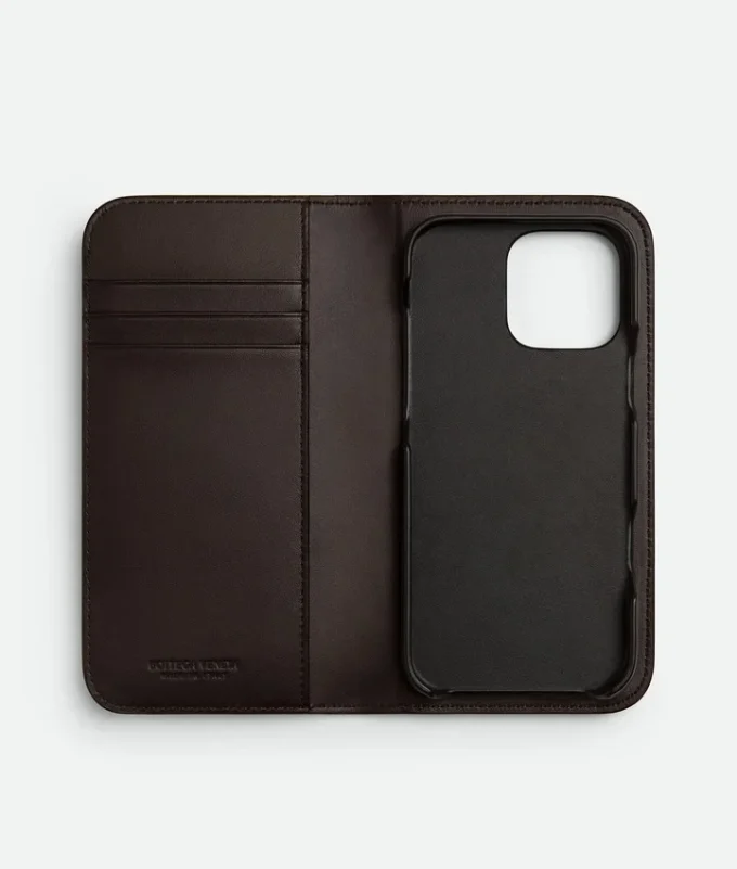 Étui Foglio Intrecciato pour iPhone 16 Pro