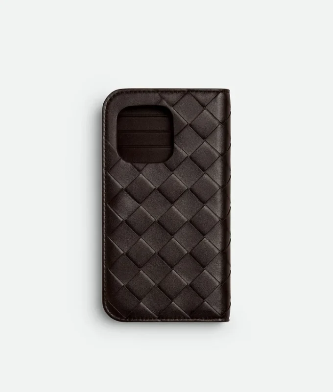Étui Foglio Intrecciato pour iPhone 16 Pro