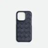 Étui pour iPhone 16 Pro en cuir Intrecciato