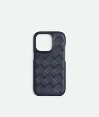 Étui pour iPhone 16 Pro en cuir Intrecciato