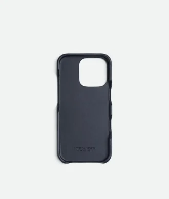 Étui pour iPhone 16 Pro en cuir Intrecciato