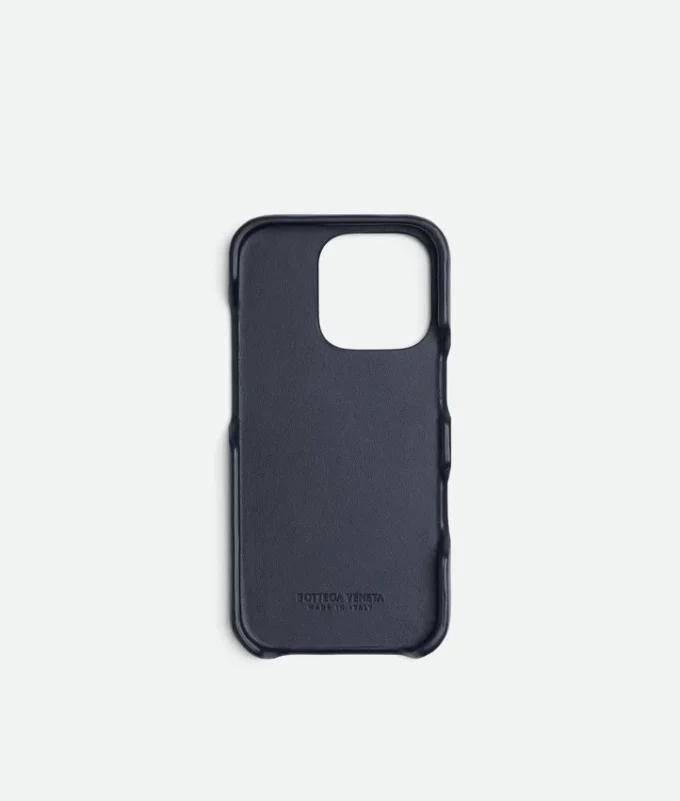 Étui pour iPhone 16 Pro en cuir Intrecciato