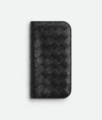 Étui à rabat Intrecciato pour iPhone 16 Pro Max