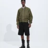 Veste aviateur matelassée en nylon Veste aviateur matelassée en nylon