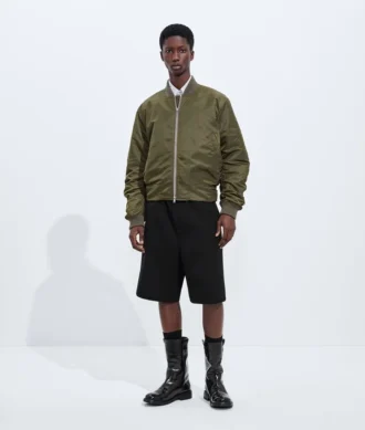 Veste aviateur matelassée en nylon