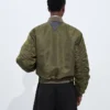 Veste aviateur matelassée en nylon Veste aviateur matelassée en nylon