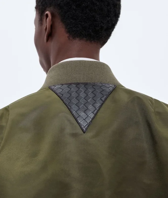 Veste aviateur matelassée en nylon Veste aviateur matelassée en nylon