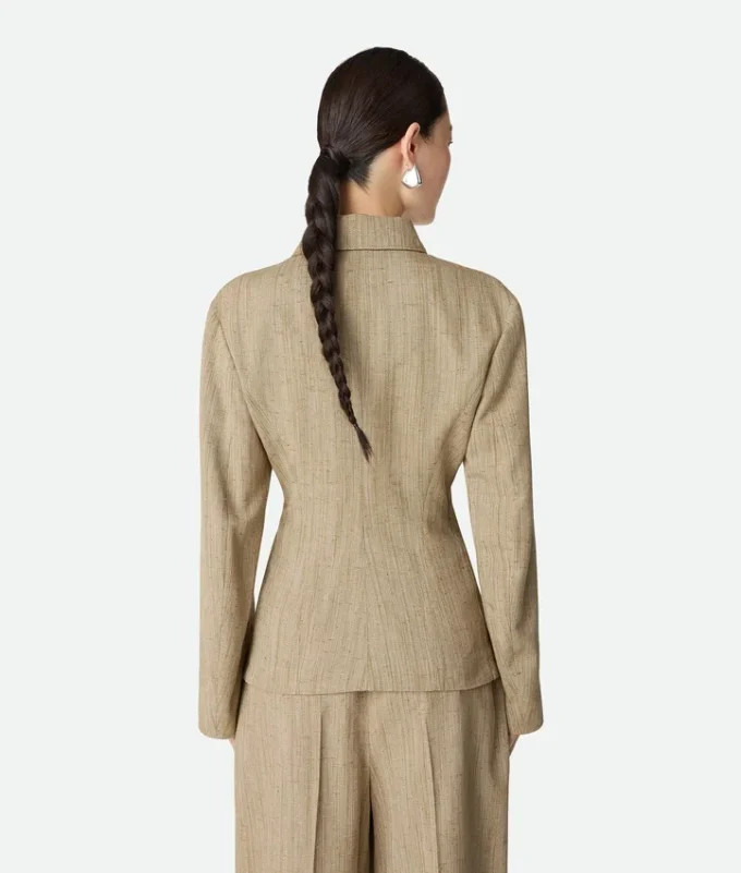 Veste chemise en viscose et soie Veste chemise en viscose et soie