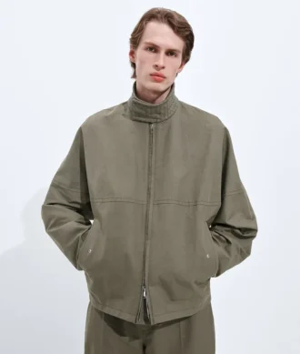 Veste compacte en coton