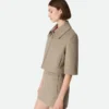 Veste courte en laine et cachemire Veste courte en laine et cachemire