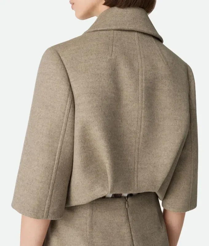 Veste courte en laine et cachemire Veste courte en laine et cachemire