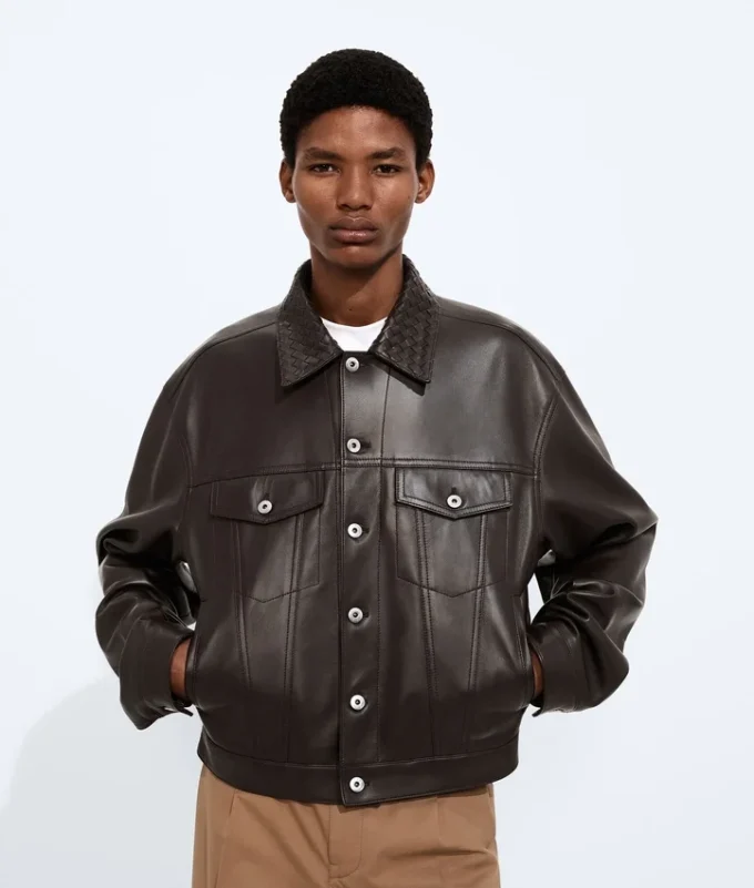 Veste en cuir