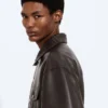 Veste en cuir