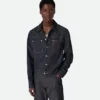 Veste en denim indigo