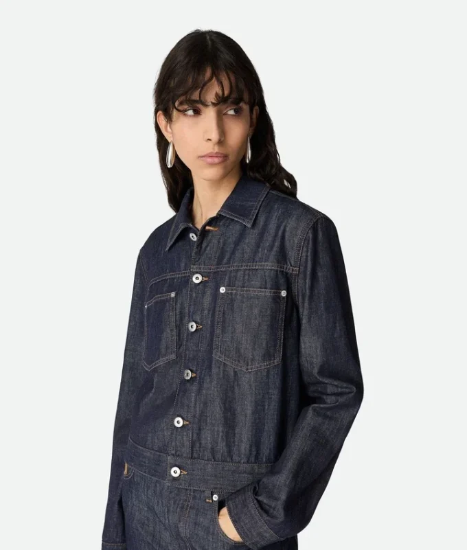Veste en denim indigo Veste en denim indigo