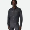 Veste en denim indigo brut
