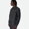 Veste en denim indigo brut