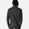 Veste en denim indigo brut