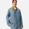 Veste en denim indigo vintage