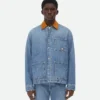Veste en denim indigo vintage