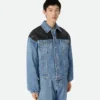 Veste en denim indigo vintage