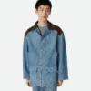 Veste en denim indigo vintage