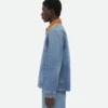 Veste en denim indigo vintage