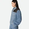 Veste en denim indigo vintage