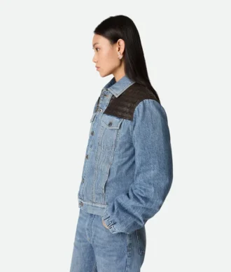 Veste en denim indigo vintage