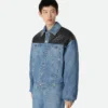 Veste en denim indigo vintage