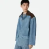 Veste en denim indigo vintage