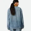 Veste en denim indigo vintage