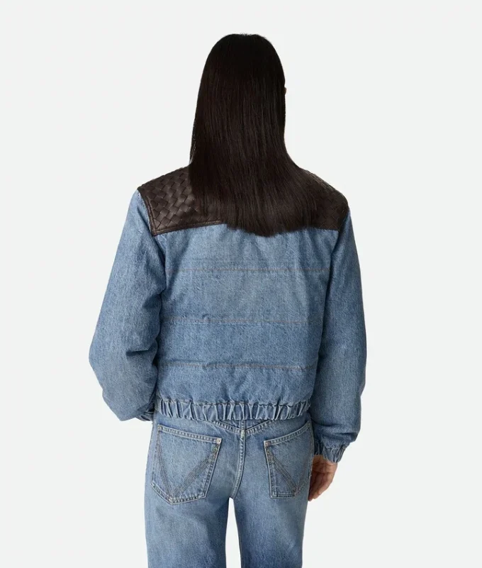 Veste en denim indigo vintage