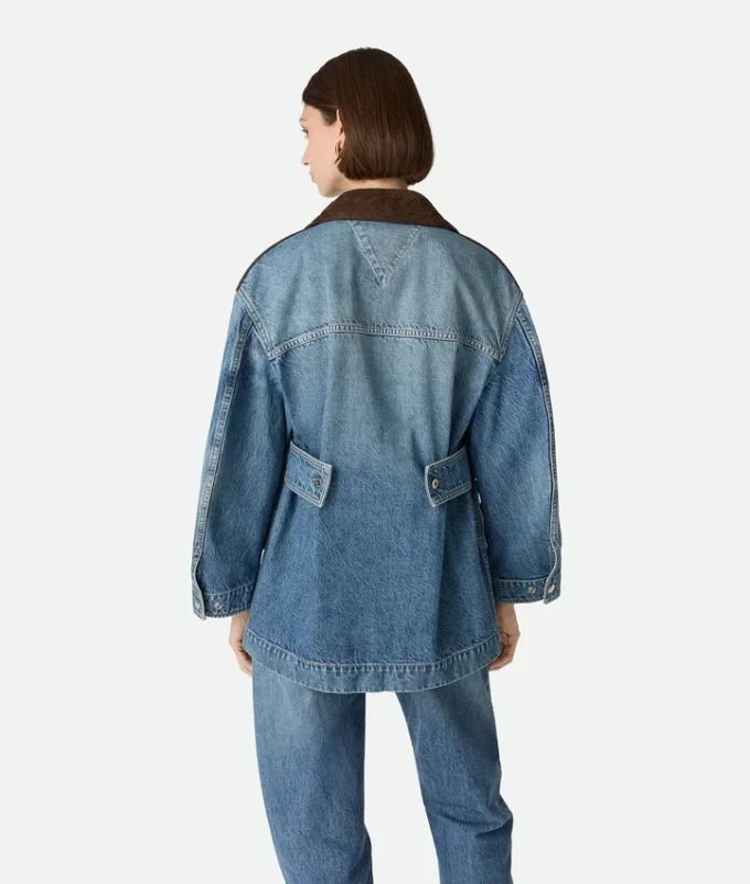 Veste en denim indigo vintage Veste en denim indigo vintage