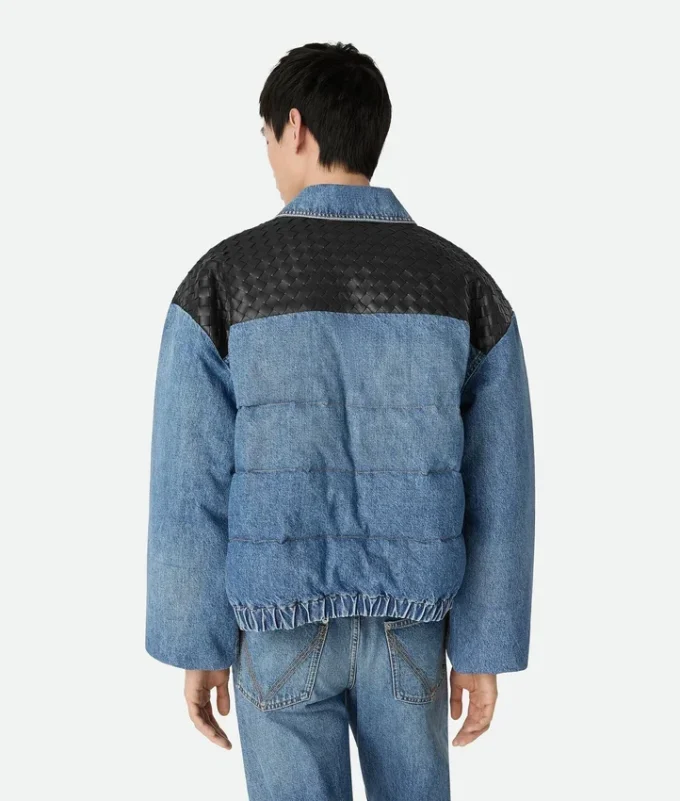 Veste en denim indigo vintage