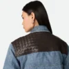 Veste en denim indigo vintage