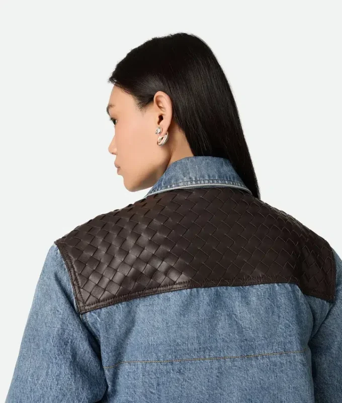 Veste en denim indigo vintage