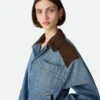 Veste en denim indigo vintage Veste en denim indigo vintage