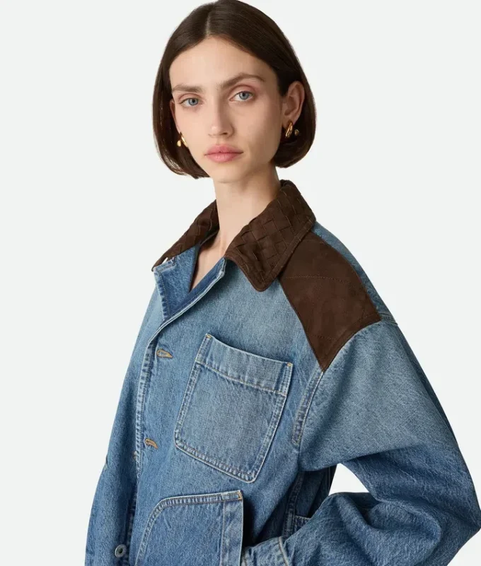 Veste en denim indigo vintage Veste en denim indigo vintage