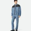 Veste en denim indigo vintage