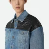 Veste en denim indigo vintage
