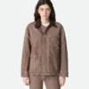 Veste en denim marron Veste en denim marron
