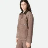 Veste en denim marron Veste en denim marron
