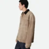 Veste en denim marron