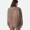 Veste en denim marron Veste en denim marron
