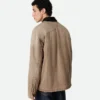 Veste en denim marron
