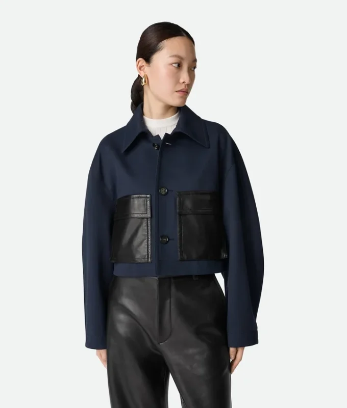 Veste en laine et coton Veste en laine et coton