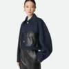 Veste en laine et coton Veste en laine et coton