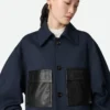 Veste en laine et coton Veste en laine et coton